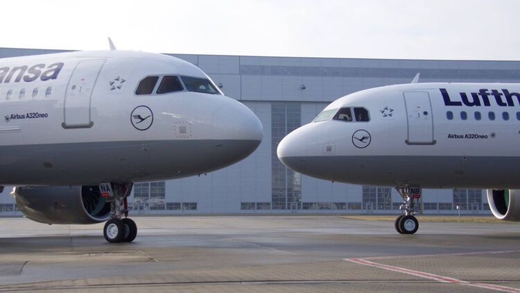 Lufthansa Feiert A3neo Ubergabe Flug Revue