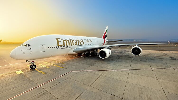 Emirates Kurzstrecke 490 Kilometer Im Airbus A380 Flug Revue