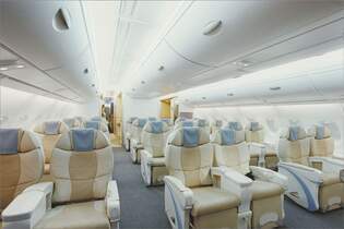 Airbus A380 Kabinendesign Flug Revue