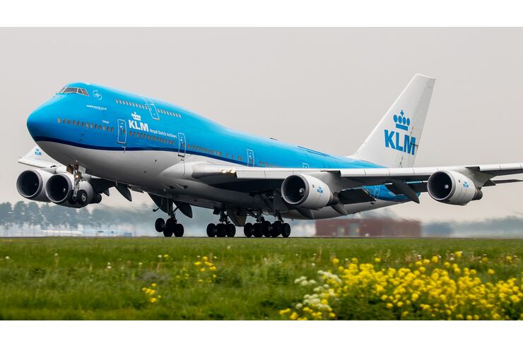 Aviationtag B747 KLM Ein echtes Stück Flugzeug